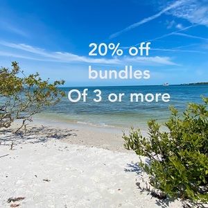 Bundle and Save!  Receive 20% off 3 items or more up to one 5lb shipping box 😀